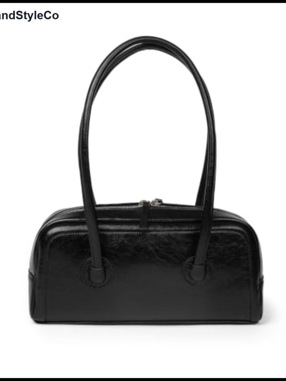 Women's Shoulder Bag Minimalist Baguette Vegan Leather Handbag